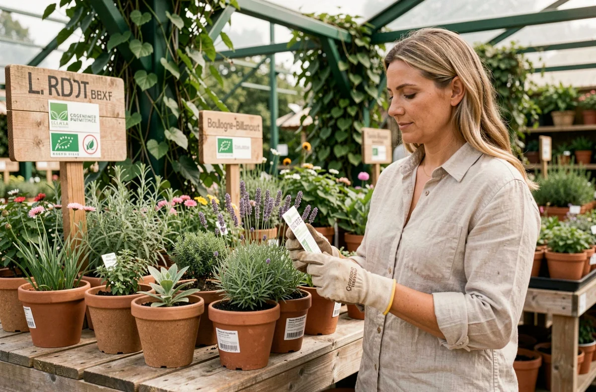 Espace végétaux résistants du Botanic de Boulogne-Billancourt axé sur le jardinage sans pesticides