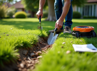 Profondeur d’enterrage fil robot tondeuse : conseils pour réussir l’installation