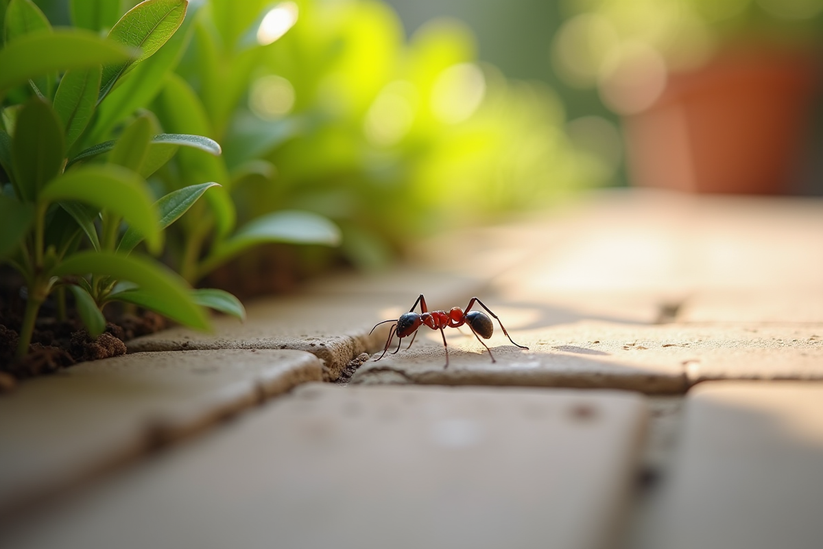 fourmis  huile