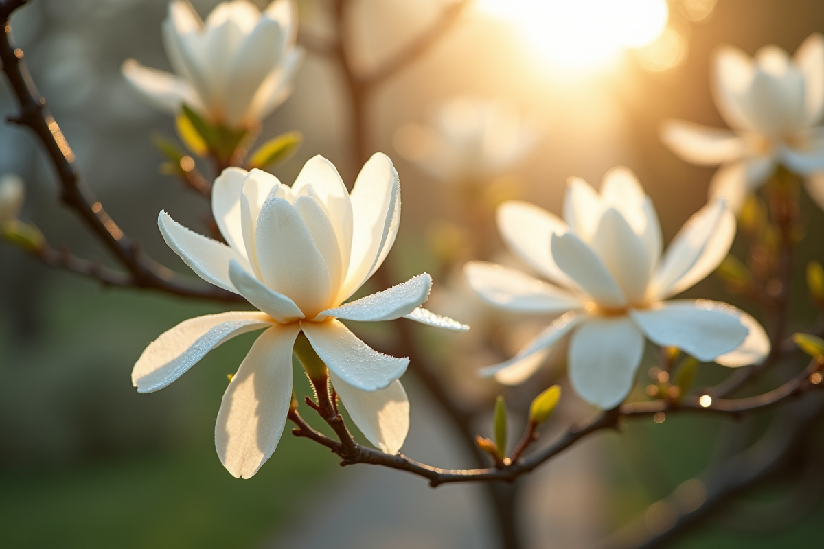 fleurs blanches