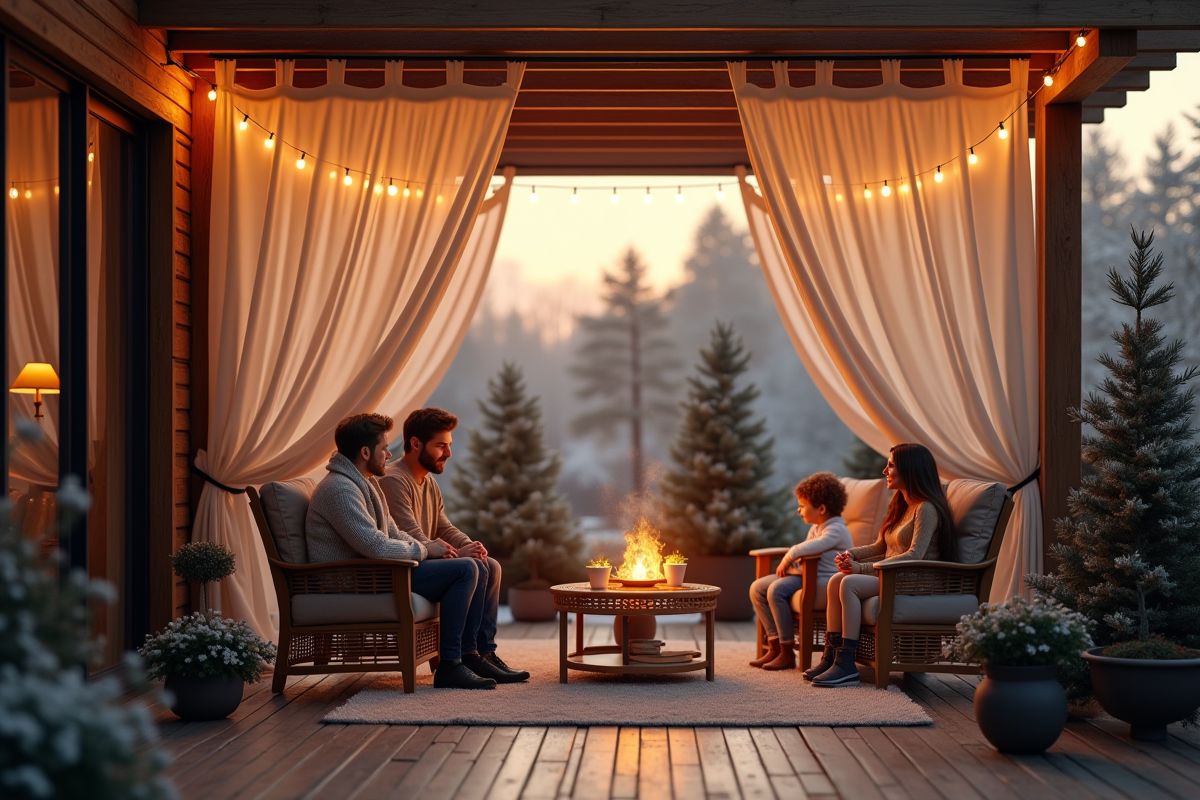 pergola hiver
