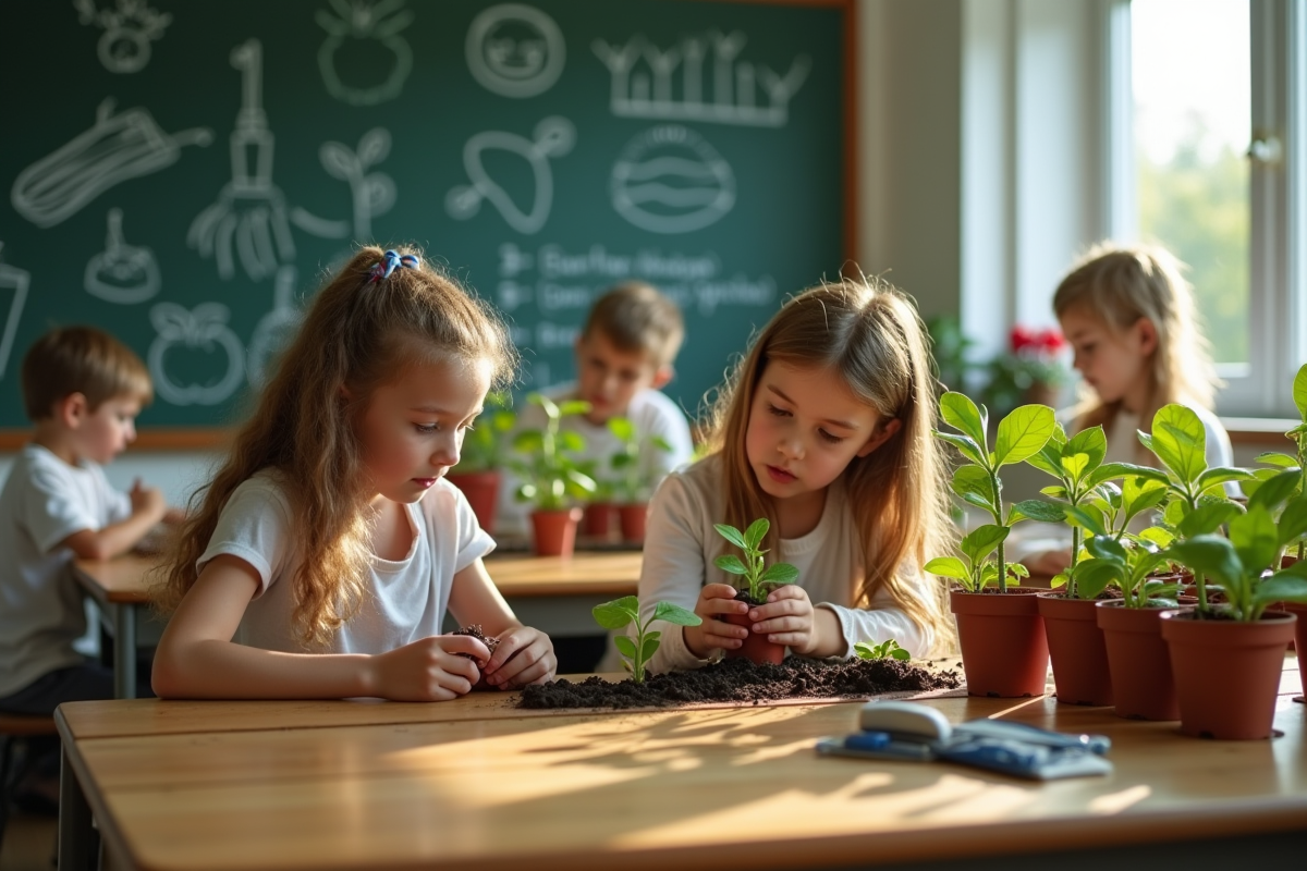 jardin scolaire